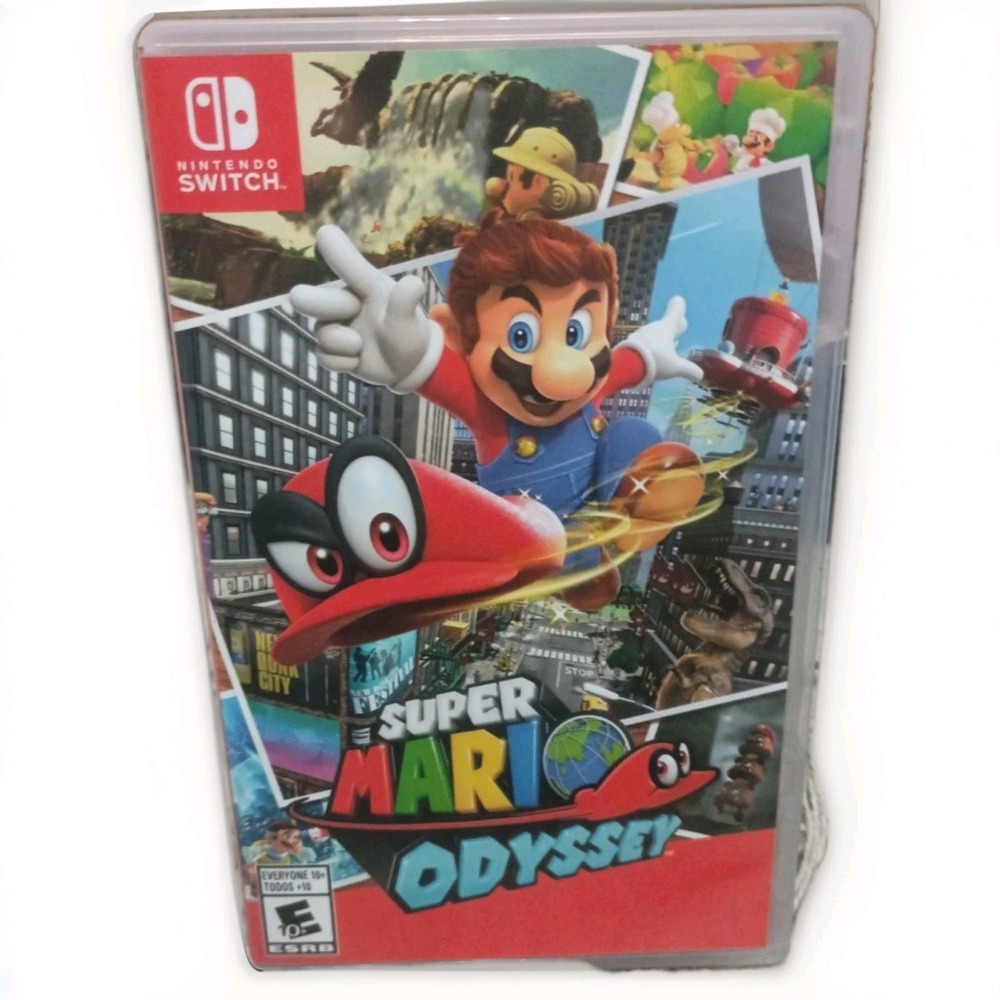 Super Mario Odyssey Nintendo Switch Game Complete CIB Tested HAC-AAACA-USA